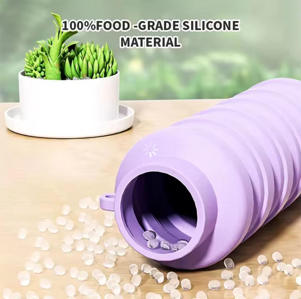 Collapsible Water Bottle Eco-Friendly, BPA-Free, Space-Saving