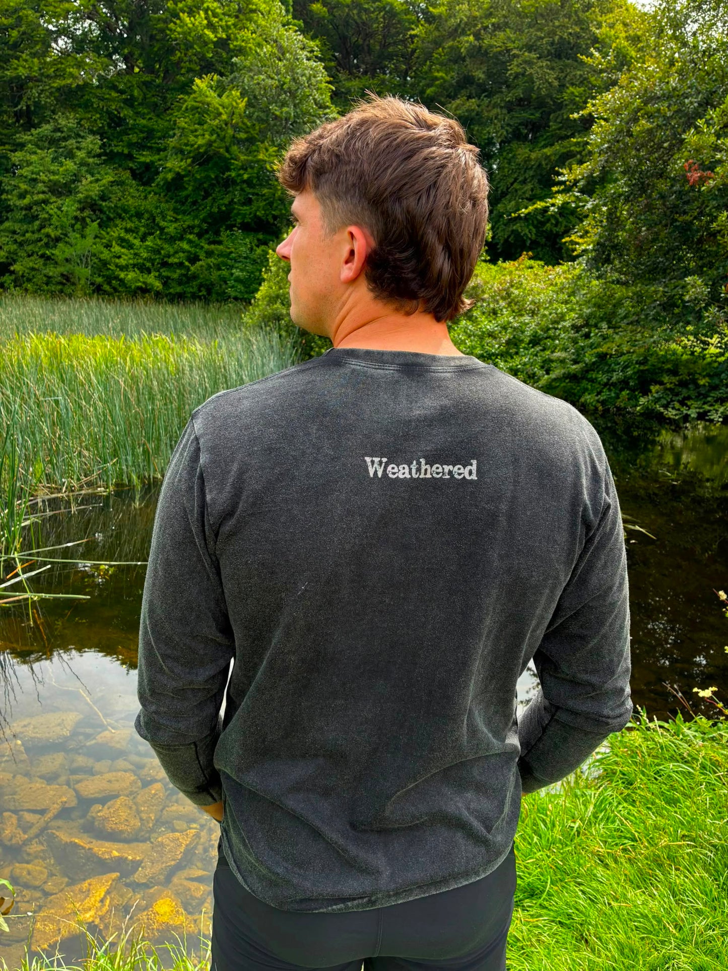 Long Sleeve Weathered Top