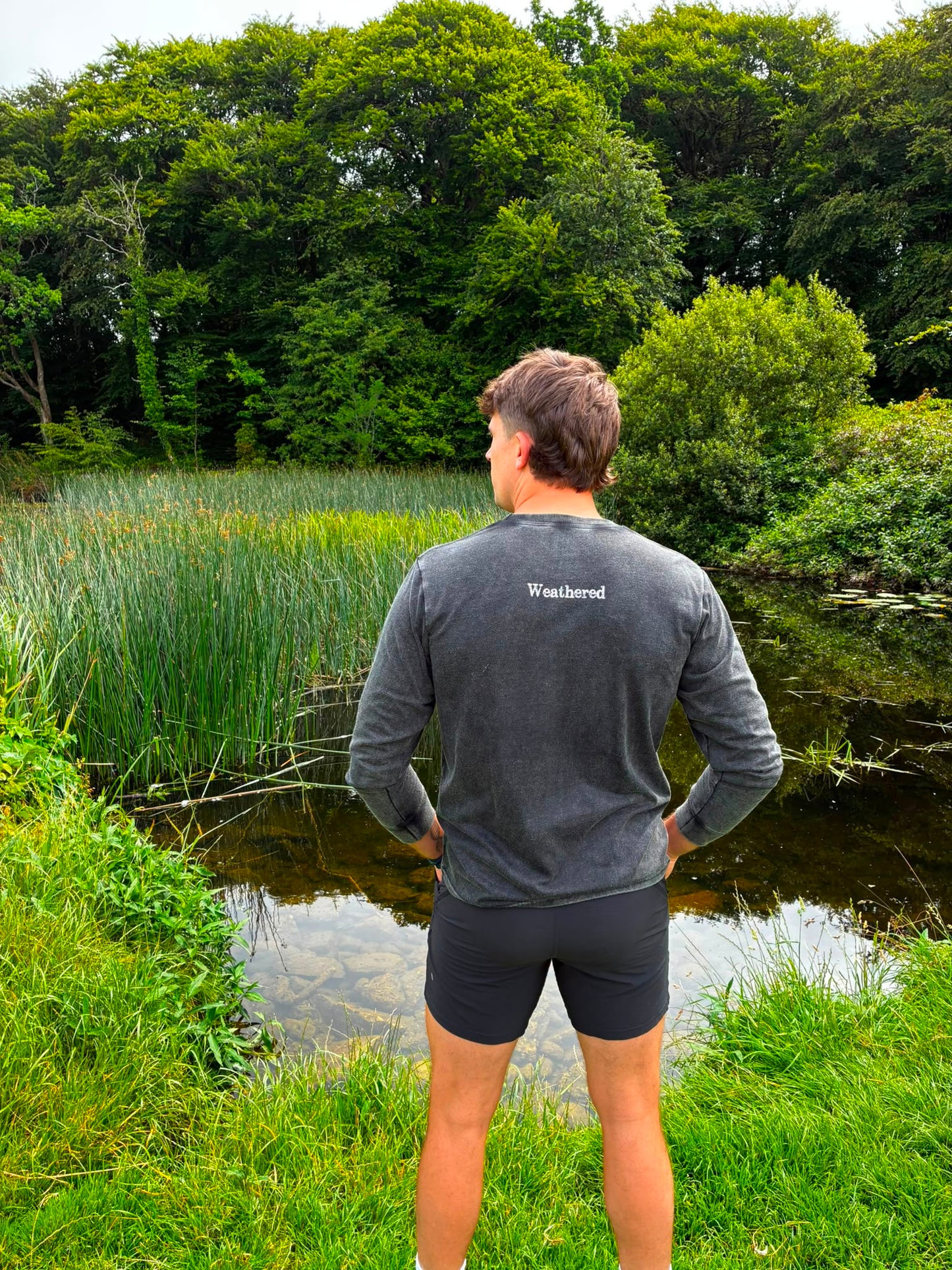 Long Sleeve Weathered Top